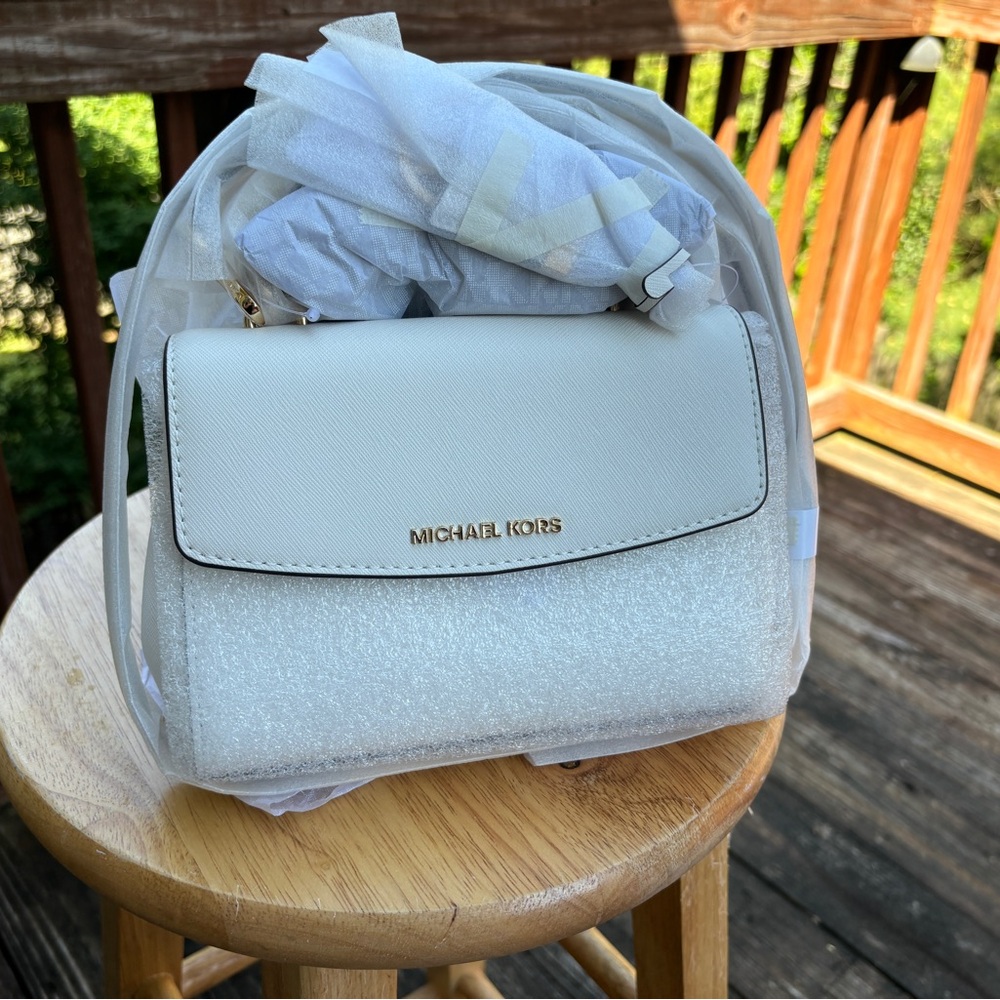 Michael Kors Ava Saffiano crossbody bag satchel